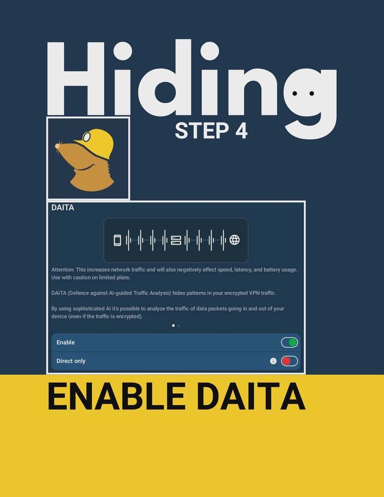 Hiding step 4: Enable DAITA